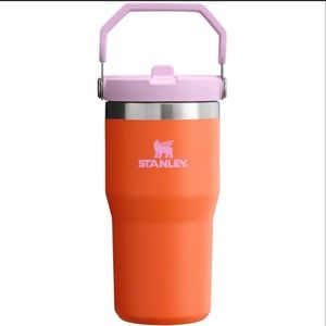 Stanley 20oz stainless steel ice flow flip straw tumbler- POPPY